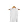 Camisola Feminina 2025 com Alças Finas, Adequada para Usar por Dentro ou por Fora, Sem Bojos, Anti-Exposição, Leve, Design de Alça Larga