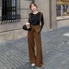 Ropa Nueva de Otoño 2025, Holgada, Ajustada y Elegante, Elegantes Pantalones de Dos Piezas, Pantalones Nuevos