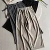 Calça plissada dupla de corte A, listrada, perna larga, com caimento, para homens, verão, corte solto, estilo old money, corte curvo, calça para o dia a dia