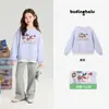 Moletom Infantil Pudding Haru Modelo Novo Primavera 2026 Moletom com Boneco 3D de Desenho Animado Moletom Falso de Duas Peças para Meninas