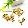 Acessórios de joias DIY de aço inoxidável dourado contas ocas contas ocas (2-5mm) acessórios de joias em aço inox contas espaçadoras