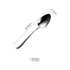 Colher de Aço Inoxidável 1012 com Cabo Liso, Faca e Garfo para Bife, Colher Redonda Simples Espessa para Uso Doméstico, Talheres Ocidentais para Mexer Café