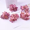 Set de Flores Artificiales Moradas Rosa Peonía Flor Falsa Flor de Seda Tocado Pasador Flor Decoración de Bolsa de Dolor