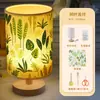 Kit de Materiais DIY para Luminária Dietgubat, Luminária de Mesa com Flores Secas e Prensadas, Luz Noturna, Venda Quente para Festa de Ano Novo e Team Building