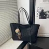 Bolso de Gran Capacidad Moda Textura Trendy Bolso de Hombro Simple 2025 Otoño e Invierno Nuevo Bolso Tote Personalizado para Mujer