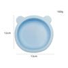 Prato de jantar de silicone infantil antiqueda, tigela de sucção para alimentação de bebês, talheres de silicone, fábrica em estoque com desconto