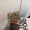 Nuevo bolso infantil de princesa, mini monedero con perlas a la moda para niñas, elegante y elegante bolso bandolera de hombro.