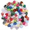 14X12Mm Acrílico Furo Grande Coração Contas Contas Artesanal DIY Pulseira Colar Acessórios de Joia Material