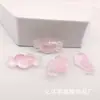 Color Caramelo Transparente Cristal Corazón Amoroso Forma de Corazón Resina Accesorios diy Gel de Crema Funda de Teléfono Accesorios para el Cabello Material de Titular