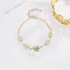 Pulseira de Lírio-do-Vale, Design Floral Vintage Verde Estilo Fada, Estilo de Nicho, Tendência, Gentil e Elegante, Joia de Amizade 2022