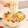 Prato de Fondue Divisória Prato de Legumes Distinto Prato de Pratos Multifuncional para Cozinha Doméstica Cesta para Fondue Cesta Escorredora
