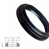 W17 sello antipolvo de doble labio de alto rendimiento NBR de hule nitrilo negro ADA antipolvo de doble etapa W17 hule fluorado marrón
