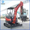 Excavadora pequeña para huertos agrícolas excavadora pequeña operación simple una máquina multiusos máquina de gancho pequeño