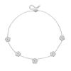 Collar con Colgante de Flor de Cinco Pétalos de Lujo Modelo 2025 para Mujer, Set Floral Versátil, Moda de Alta Gama Estilo Nuevo, No se Desvanece