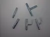 Conectores Galvanizados para Estaleiros, Tubos de Ar de 13mm e 16mm, Tampões de Tubo Polidos, Tampões de Vento, Conectores de Tubo em T, Espessados