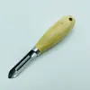 Utensílios de Cozinha com Cabo de Madeira Ralador de Melão Ralador Curvo Ralador Reto Produtos de Madeira Cabo Novo Yangjiang Projetado Especialmente para Casa Utensílios Pequenos Essenciais para Cozinha
