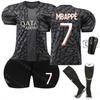 2324 Paris II uniforme de fútbol de visitante No. 7 mbap Jersey 19 Li gangren 10 Deng Belai ropa deportiva