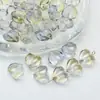 Accesorios de Materiales para Manualidades de Cuentas Colgante de Cadena para Teléfono Móvil de Acrílico con Agujero Recto de Corazón Transparente Accesorios Colgante de Collar de Corazón de Melocotón