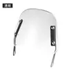 Parabrisas de motocicleta Prince retro modificado CG125, deflector frontal transparente, cubierta protectora