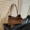 Bolso tote retro y elegante para mujer, de gran capacidad, moderno, para el trabajo, con diseño de lunares, nuevo bolso casual para mujer 2026