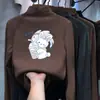 Camada base infantil de gola alta parcial, camiseta quente de manga comprida com forro de fleece para outono e inverno, para meninas e crianças mais velhas, feita de fleece alemão, adequada como camada interna para o outono