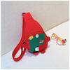 Bolso de pecho con diseño de dinosaurio para niños, estilo coreano, pequeño y moderno, mochila de viaje para exteriores, 2022