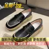 Zapatos de enfermera de suela gruesa para mujer, suela suave, pies que no se cansan, desodorantes, transpirables, nuevos para primavera y otoño de 2023, para mujeres embarazadas, antideslizantes, zapatos tipo mocasín para el trabajo