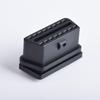Conector hembra OBD2 para automóvil, pin moldeado por inyección, enchufe OBD, interfaz de diagnóstico, tiene una carcasa opcional