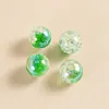 [20-40 Peças] Contas de Vidro Coloridas Transparentes Rachadas Explosão Duas Cores Contas para Corrente de Celular Floral DIY