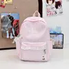 Mochila Transfronteriza Estilo Coreano Dulce y Elegante de Alta Apariencia para Estudiantes de Secundaria y Preparatoria, Bolso Escolar Femenino con Adorno de Encaje