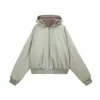 Chaqueta de Algodón Reversible de Piel Sintética de Conejo de Marca de Moda para Hombre, Otoño e Invierno, Abrigo de Algodón con Capucha Elegante y Cálido, Ropa de Abrigo Versátil Retro para Pareja