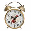 Reloj despertador retro estilo europeo para niños, dormitorio de estudiante, reloj luminoso, transfronterizo, 4.5 pulgadas, lujo ligero, reloj con campana para mesita de noche
