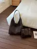 Bolsa Grande Tecida com Padrão Retrô Transfronteiriça para Mulheres, Nova Bolsa Tote Fashion de Alto Valor, Bolsa de Ombro Grande Capacidade para o Dia a Dia com Bolsa Pequena Dentro