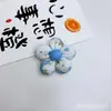 Tela Floral para Niña DIY Rellena de Algodón Flor de Cinco Pétalos Accesorios de Moño, Accesorios para el Cabello, Broches, Materiales de Flores al por Mayor
