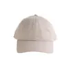 Boné Bico de Pato Minimalista Cor Sólida Estilo Coreano, Boné de Baseball Macio Off-White Lavado Liso, Acessório para Fotografia de Passeio de Primavera e Verão
