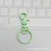 Anillo de Clip de 4 Piezas para Llave de Coche de Aleación de Zinc Gancho de Clip de Perro Anillo de Libro Accesorios para Llavero DIY Almacenamiento Llavero de Coche