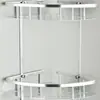 Estante Triangular de Aluminio sin Taladro, Estante de Almacenamiento Triangular Engrosado para Baño, Estante de Esquina para Baño al por Mayor