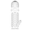 Marido e mulher sexo masculino stinger five ares mace capa grossa transparente capa de cristal em negrito capa de pênis adulto