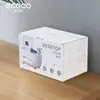 Caja de Pañuelos con Almacenamiento para Control Remoto Estilo Nórdico, Dedicada para Mesa de Café de Sala de Estar, Caja de Almacenamiento Multifuncional Creativa con Tapa