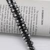 Em estoque Preto e Branco Solúvel em Água Cristal de Pérola renda lantejoula fita Chanel estilo roupa carcela gola acessórios decorativos