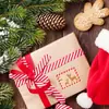 Pegatinas Navideñas Populares Transfronterizas, Pegatinas de Etiquetas de Regalo Autoadhesivas, Lindos Papá Noel, Renos, Muñeco de Nieve, Set de Decoración para Diario
