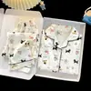 Pijama infantil de algodón nube para primavera y otoño transfronterizo, conjunto de manga larga con cuello camisero fino para niños, ropa de casa para niños mayores, comercio exterior