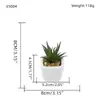 Oferta Especial do Fabricante: Plantas Suculentas Artificiais em Vasos de Cerâmica para Mesas de Escritório Internas, Pequenas Plantas Verdes em Vasos, Flores Artificiais, Plantas Suculentas em Vasos