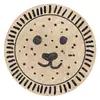 Alfombra de suelo redonda impresa de terciopelo de cristal para sala de estar, cuna, mesa de comedor, mesa de café, alfombra de sofá