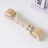 O Brinquedo para Cachorro Mais Popular da Amazon, Brinquedo Indestrutível para Animais de Estimação, Bola de Algodão e Linho, Madeira de Café, Conjunto de Brinquedos para Auto-Prazer e Descompressão