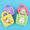 Venda Quente Transfronteiriça Candy Color Cartoon Cave Coin Purse Carteira Portátil Fofa Cola Macia Fone de Ouvido Bolsa Presente da Escola Primária