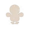 Pascua DIY Viruta de Madera Manualidades de Madera Madera Natural Sin Acabar Niños Halloween Decoración Colgante Regalos