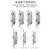 Cápsula espacial de carga de fábrica cerradura de combinación impermeable puerta estrecha aluminio de puente roto cerradura de huella digital TTLOCK cerradura inteligente control remoto por APP