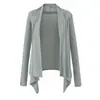Conjunto de top cardigan estilo balé em Tencel/Calça longa casual levemente ousada em Tencel para mulheres, coleção de início de outono