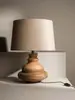 Lámpara de mesa de travertino natural vintage, modelo de diseñador, decoración suave para habitación, hotel, casa de huéspedes, estudio, dormitorio, lámpara de mesita de noche